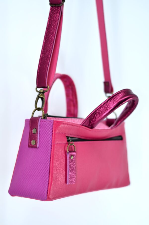 Handtas in Pretty pink - Afbeelding 3